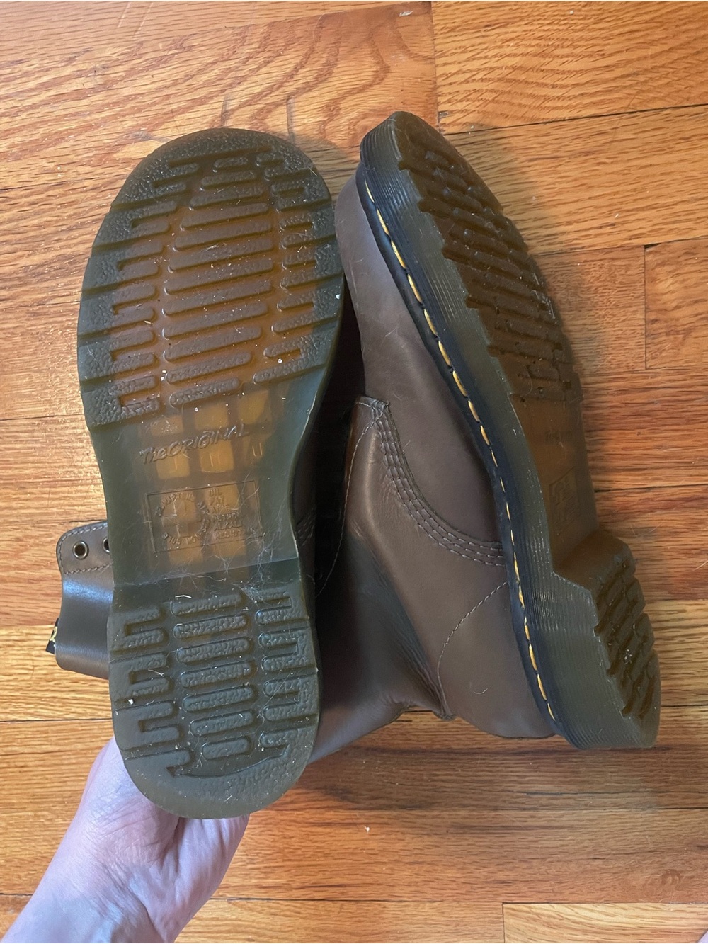 Dr. Martens Lace-Up Combat Boots - Picture 3 of 3